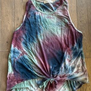 Ginger G Colorful Tie-Dye Tank Top